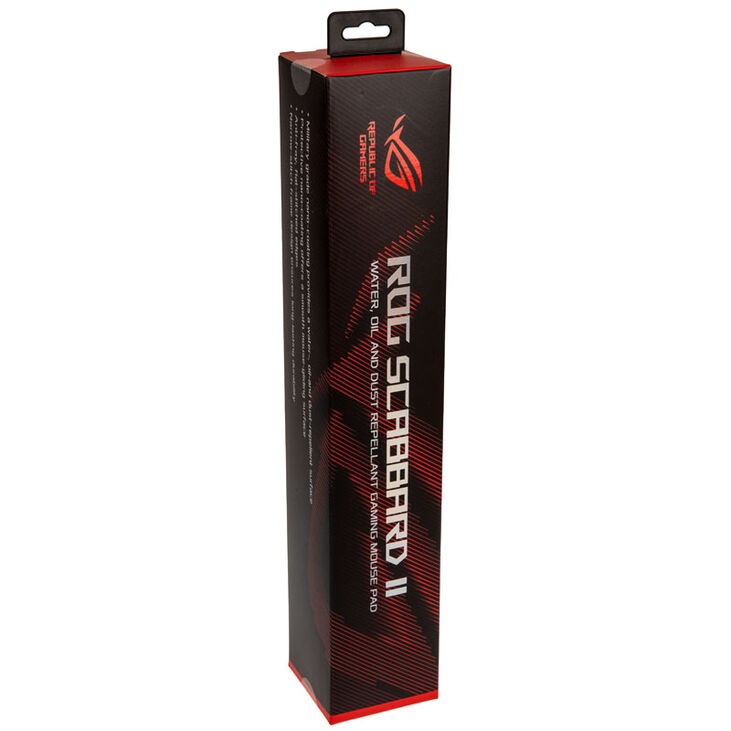ASUS ROG Scabbard II Gaming Mouse Pad - black/red image number 6