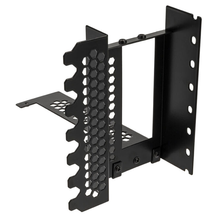 CableMod vertical graphics card holder with PCIe x16 riser cable, 2x DisplayPort - black image number 2