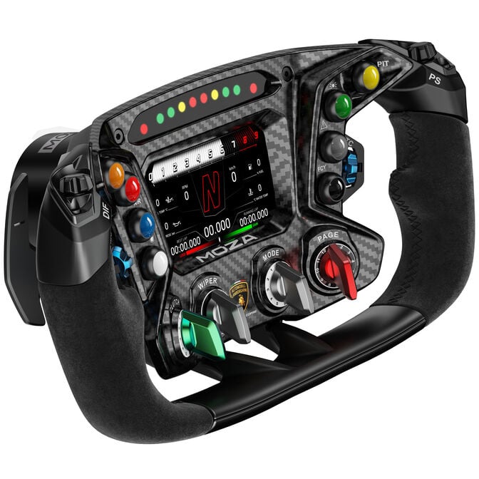 MOZA x Automobili Lamborghini ESSENZA SCV12 Steering Wheel image number 0