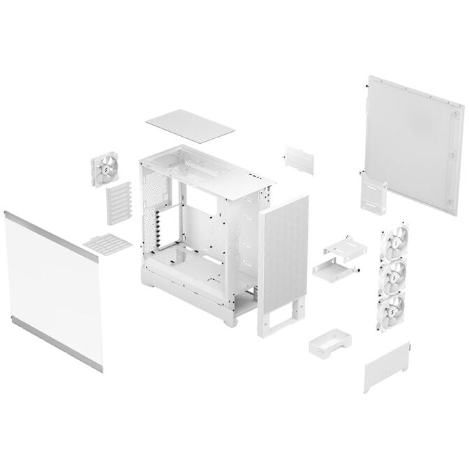 Fractal Design Pop XL Air RGB Clear Tint E-ATX-Geh&auml;use, Tempered Glass - wei&szlig; image number 9