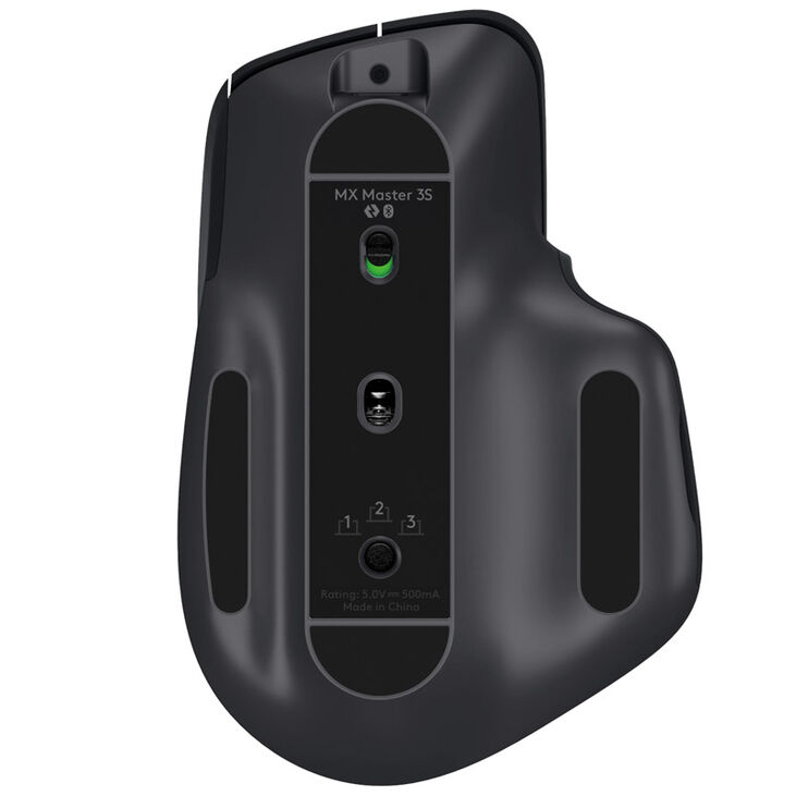Logitech MX Master 3S Graphite, kabellose Maus, Logi Bolt, USB/Bluetooth - grau image number 5