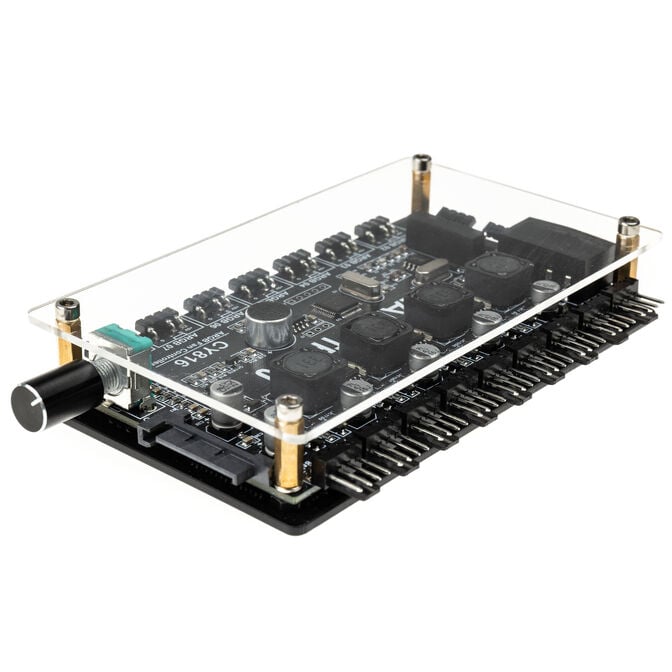 Lamptron CY816 controller for fans and ARGB - black image number 2