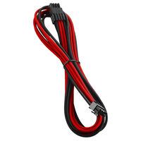 CableMod C-Series PRO ModMesh 8-Pin PCIe Kabel, Corsair AXi/HXi/RM (Yellow Label) - schwarz/rot