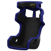Sabelt SRX-1 Simracing-Rennsitz, Glasfaser-Schale, gepolstert - roayl black