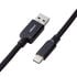 CableMod PRO Coiled Keyboard Cable USB-C zu USB Typ A, Midnight Black - 150cm image number null