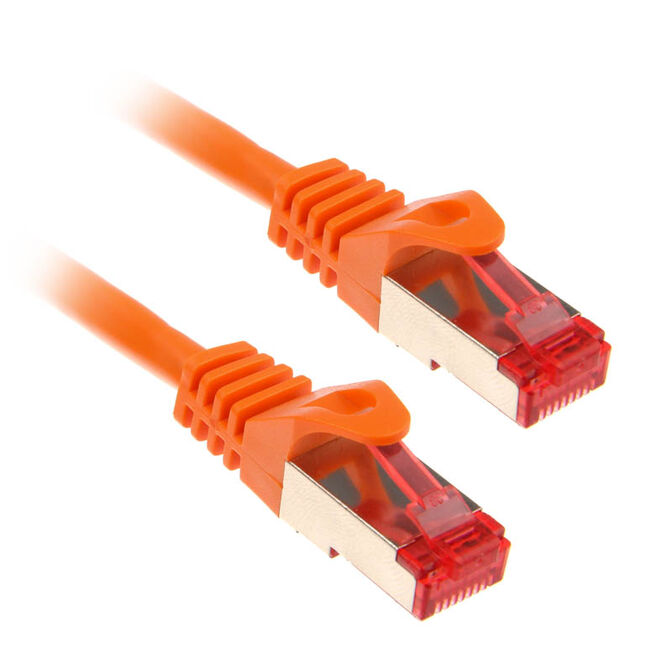 InLine Patch Cable Cat.6, S/FTP (PiMf), 250MHz, orange - 3m image number 0