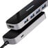 AXAGON HMC-6H4A USB Hub, 4x USB-A + HDMI, USB-C 3.2 Gen 1, PD 100W - 20 cm USB-C cable image number null