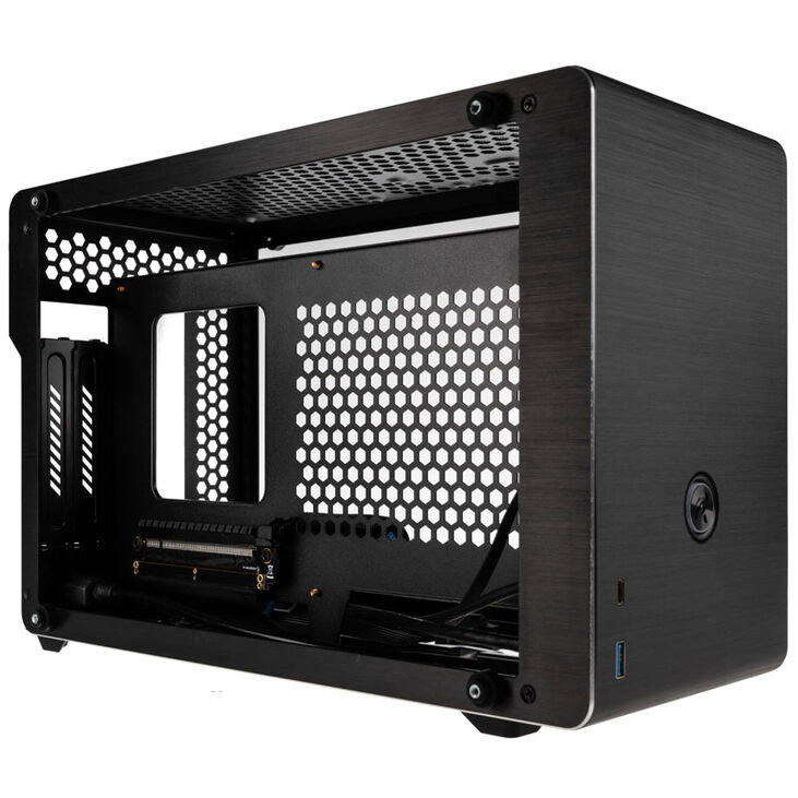 Raijintek Ophion Mini-ITX Case, Tempered Glass - Black image number 4