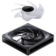 Jonsbo ZA-140B PWM-L&uuml;fter, ARGB - 140mm, schwarz image number null