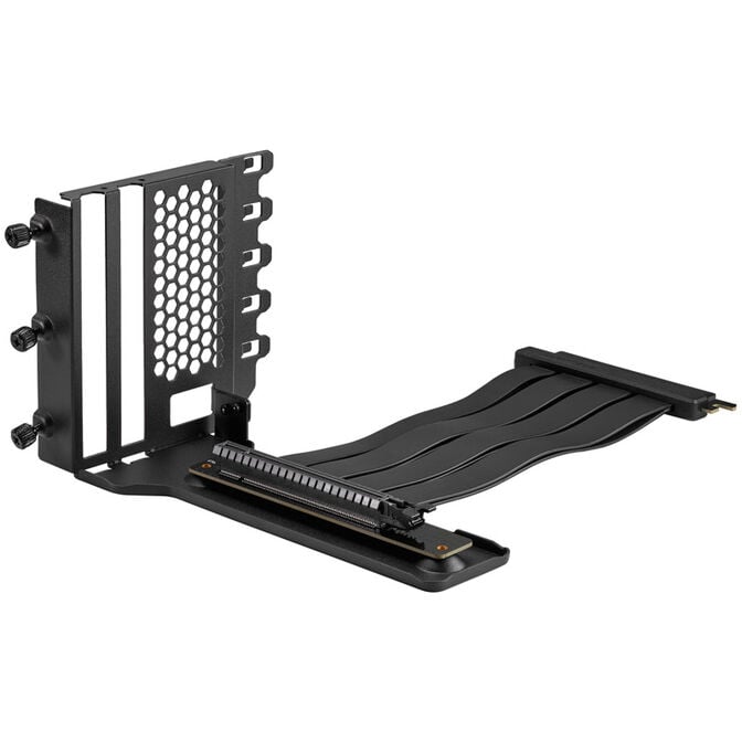 PHANTEKS Vertikales GPU-Bracket II + PCI-E 4.0 x16&nbsp;Riser Flachband-Kabel, 22 cm - schwarz image number 1