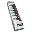 Kolink Core Pro Braided Cable Extension Kit 12V-2x6 Typ 1 - Jet Black/Racing Red image number null