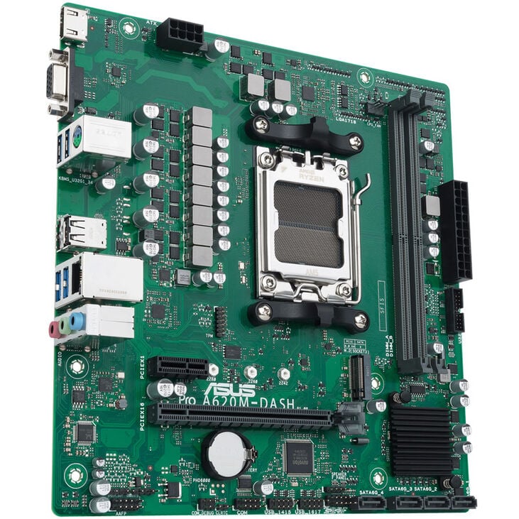 ASUS Pro A620M-DASH-CSM, AMD A620 Mainboard, Sockel Socket AM5, DDR5 image number 4