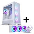Phanteks Eclipse G400A PC-Geh&auml;use + Glacier M25 Gen2 AiO-Wasserk&uuml;hlung - wei&szlig; image number null