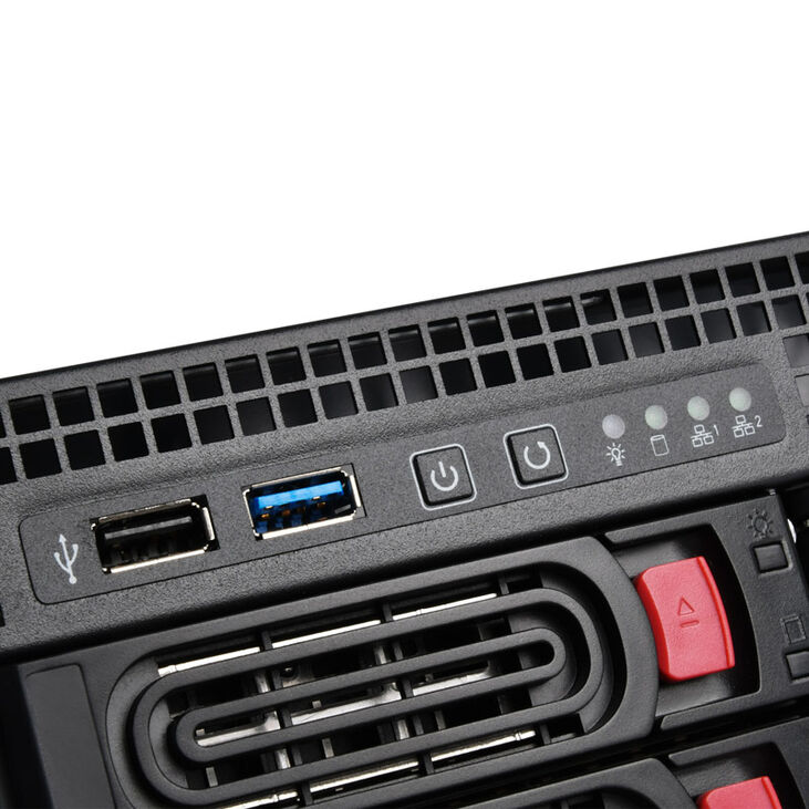 SilverStone RM21-308 Rackmount Server Case, 2U, Micro-ATX - black image number 4
