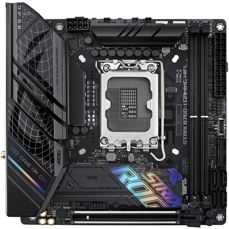 ASUS ROG Strix B760-I Gaming WiFi, Intel B760 Mainboard - Sockel 1700, DDR5 image number 2