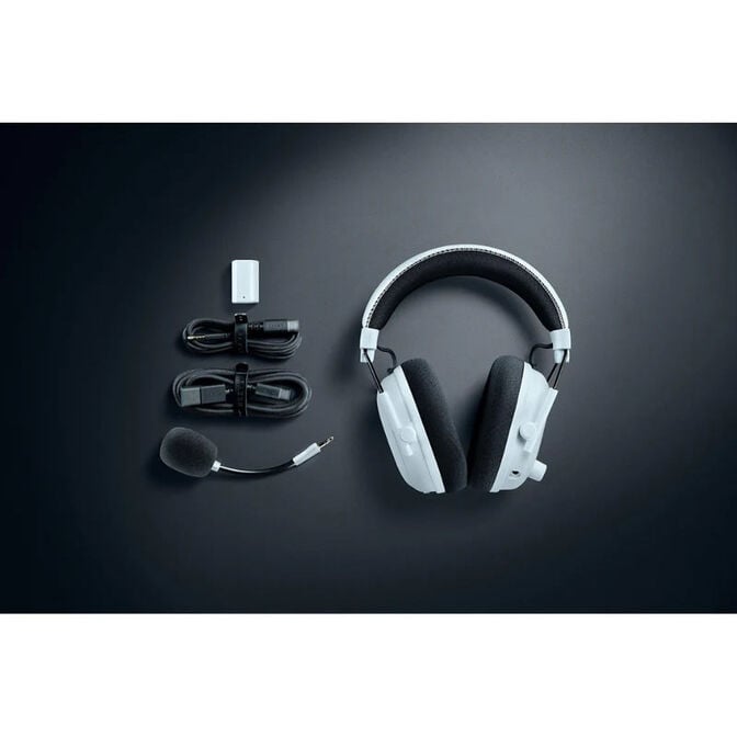 Razer BlackShark V3 Pro Wireless Gaming Headset, Hybrid ANC - White image number 4