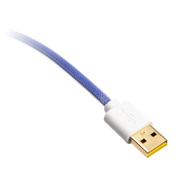 Ducky Premicord Afterglow Coiled Cable, USB Typ C auf Typ A - 1,8m image number 2
