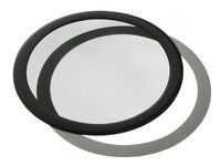 DEMCiflex Staubfilter 200mm, rund - schwarz/schwarz