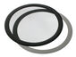 DEMCiflex Staubfilter 200mm, rund - schwarz/schwarz