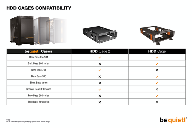 be quiet! HDD Cage 2 - black image number 3