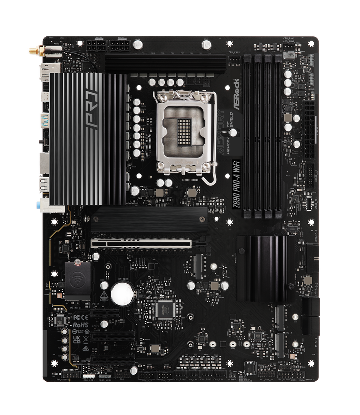ASRock Z890 Pro-A WiFi, Intel Z890 Mainboard, Sockel LGA 1851, Intel Z890, ATX, DDR5 image number 3