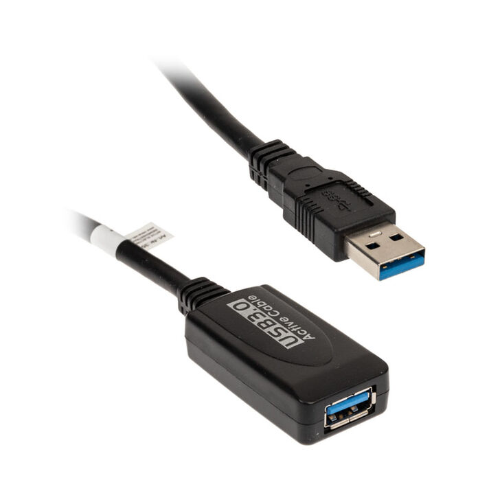 InLine USB-A 3.2 Gen.1 Extension, USB-A to USB-A, black - 5m image number 0