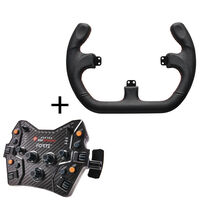 Asetek SimSports Forte GT Button Box + GT Rim - Open D, Leder