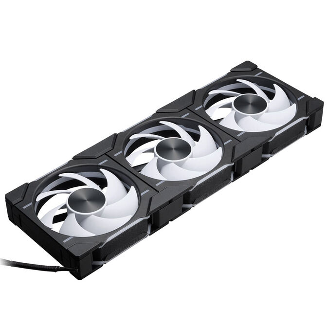 PHANTEKS D30 PWM Regular Airflow D-RGB L&uuml;fter, 3er Pack - 120mm, schwarz image number 1