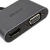 Akasa USB Typ C 2-In-1 Display-Adapter - silber image number null
