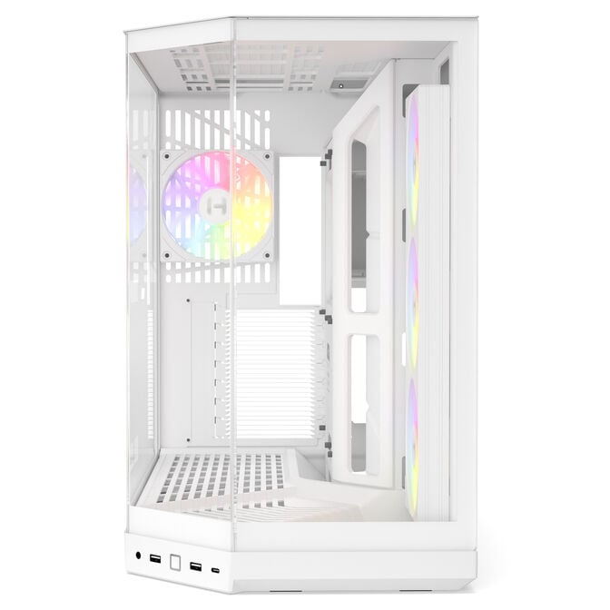HYTE Y50 Midi Tower - Snow White image number 3