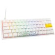 Ducky One 2 Pro Mini White Edition Gaming Tastatur, RGB LED - Cherry Blue (US) image number null