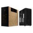 ASUS ProArt PA401 Wood Edition PC-Geh&auml;use, Midi-Tower,  ATX, Tempered Glass - schwarz image number null