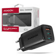 AXAGON ACU-DPQ65 charger, 2x USB-C, 1x USB-A, PD3.0/QC4+/PPS, 65W - black image number null