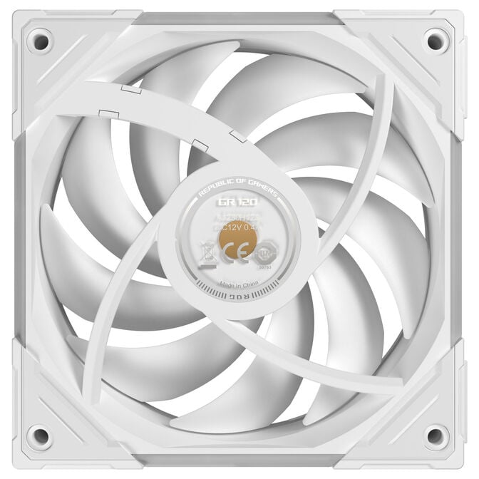 ASUS ROG Eurux GR120 ARGB PWM Fan - Reverse Blade, 3-Pack, white image number 14