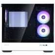 Zalman P30 PC Case, Mini Tower, mATX, Tempered Glass - black / white image number null
