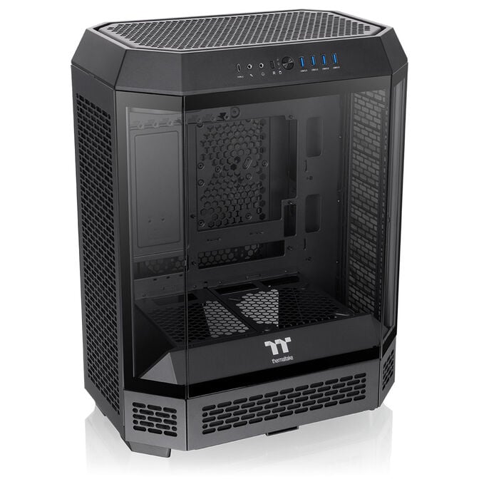Thermaltake The Tower 600 PC Case, Mid Tower, ATX, Tempered Glass &ndash; includes 2x 140mm Fans, Black image number 11