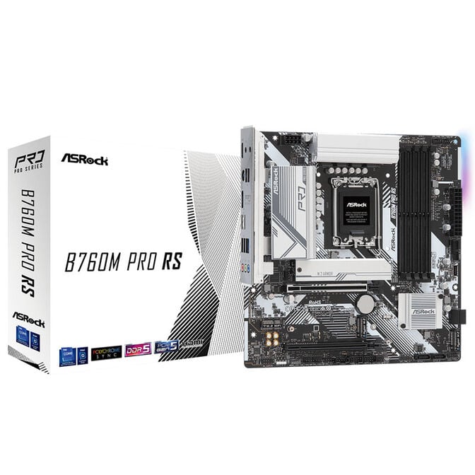 ASRock B760M Pro RS, Intel B760 Motherboard - Socket 1700, DDR5 image number 0