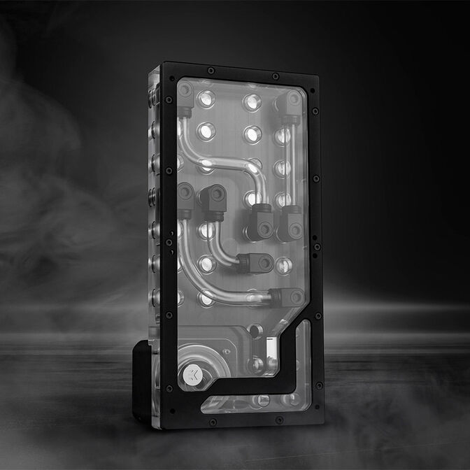 EK Water Blocks EK-QuantumX Loophole Distroplate D5 PWM - schwarz image number 6