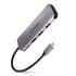 AXAGON HMC-5 USB-C-Hub, 2x USB-A, HDMI, 2x USB-C 3.2 Gen 1, 1x SD, 1x microSD, silber image number null