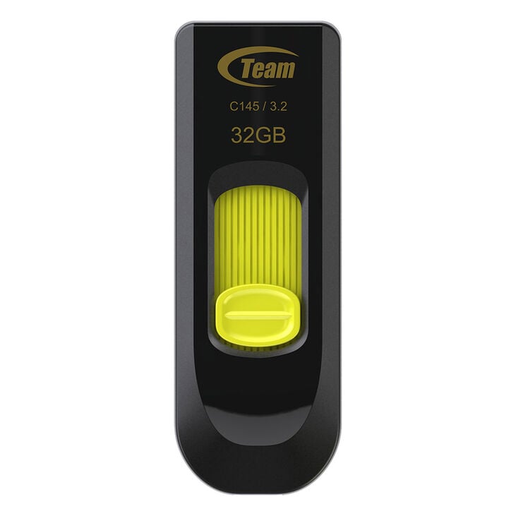 Team Group C145 USB stick, USB 3.2 - 32 GB, Yellow image number 1