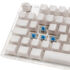 Ducky One 3 Aura White TKL Gaming Keyboard, RGB LED - MX-Blue image number null