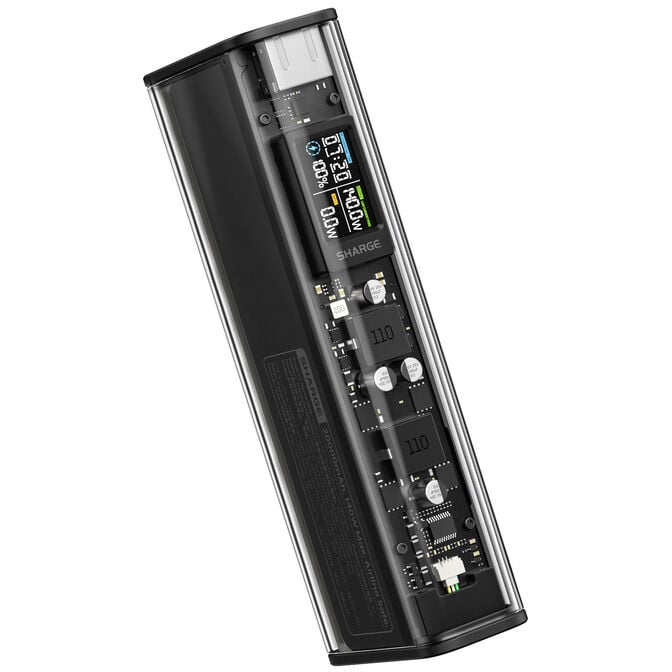 SHARGE Shargeek 140 20000 mah Powerbank - Black image number 3