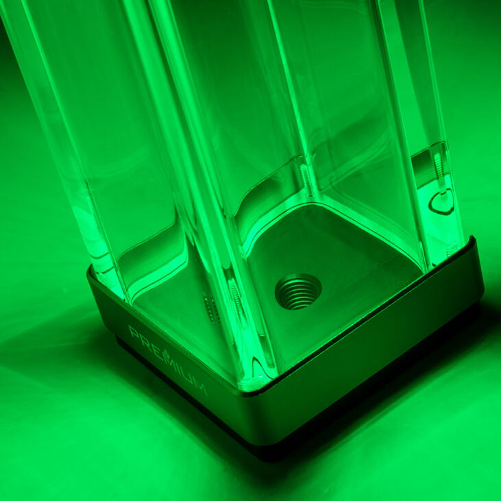 Bitspower Premium Cubiod Ausgleichsbehälter 150 mm - Acryl image number 2