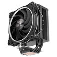 Akasa SOHO H4 Plus CPU cooler & AR12 reverse fan, RGB - black image number null