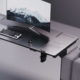 ThunderX3 LAB-X Gaming Desk, Height-Adjustable - Black image number null