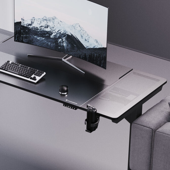 ThunderX3 LAB-X Gaming Desk, Height-Adjustable - Black image number 9