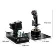Thrustmaster HOTAS WARTHOG MKII HOTAS-System, Hall-Effekt, 16-Bit, 1:1-Replikat - schwarz image number null