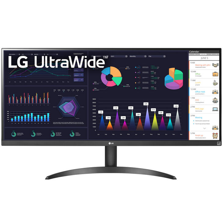 LG UltraWide 34WQ500-B, 34 inch Monitor, 100 Hz, IPS, FreeSync image number 2