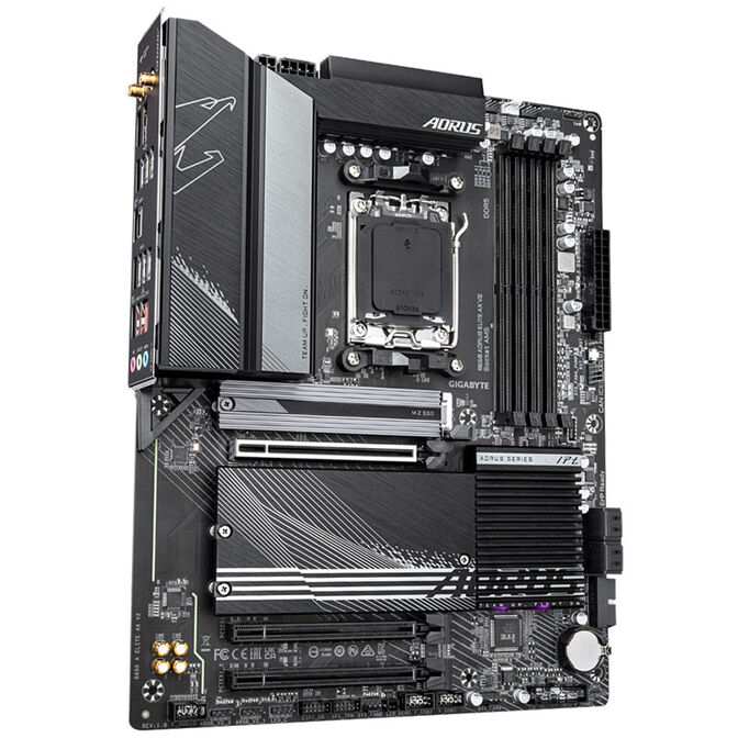 GIGABYTE B650 Aorus Elite AX V2 Mainboard, Sockel AM5,  AMD B650, ATX, DDR5 image number 1