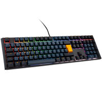 Ducky One 3 Pro Nazca Line Gaming Tastatur, mechanisch, 8.000 Hz, Hot Swap, RGB &ndash; Cherry MX2A Speed Silver, ISO (DE)